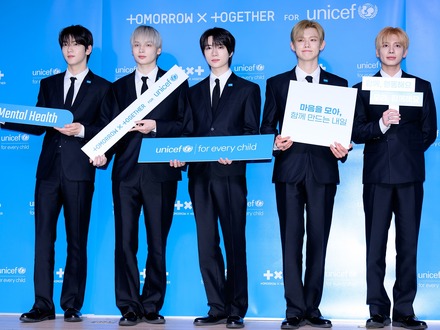TOMORROW X TOGETHER、ユニセフのグローバルパートナーとして国連キャンペーンに参加