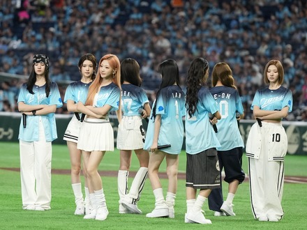 Hearts2Hearts、4万人集結の東京ドームに登場!「SAISON presents スペシャルナイター」でパフォーマンス&始球式