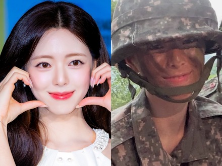 顔面“真っ黒”でも可愛すぎ…ユナ、軍服姿を公開！隠しきれない美貌に反響「さすが」「これは強い」
