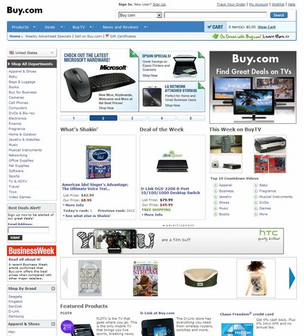 「Buy.com」サイト（画像）