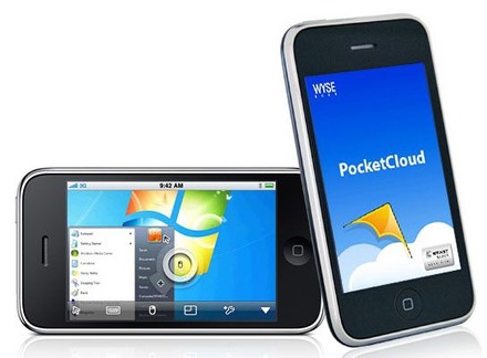 Wyse PocketCloudの画面（iPhone版）