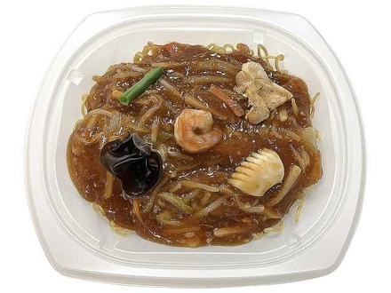 容器に入ったあんかけ焼そば
