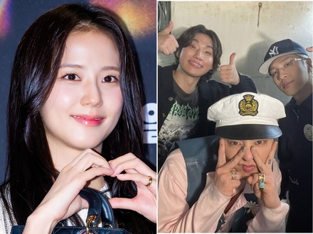BLACKPINK・ジス、“先輩”BIGBANGの英公演をサプライズ訪問!「オッパたちに会うために…」