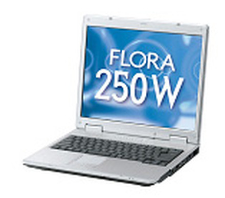 　日立製作所は、企業向けPC「FLORAシリーズ」の新ラインアップとして、コストパフォーマンスを高めたA4エントリーノート「FLORA 250W（NX1）」4モデルを11月14日に発売した。