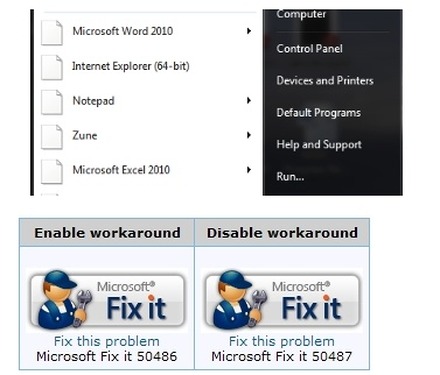 Fix itを実行することで、ショートカット機能を一時的に無効にできる