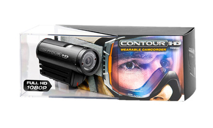 「ContourHD 1080P」のパッケージ（ゴーグルは別売）