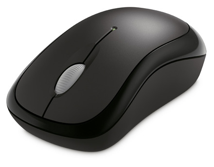 「Microsoft Wireless Mouse 1000（ワイヤレス マウス 1000）」のブラック