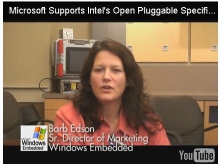 マイクロソフト担当者によるOPSへの支持表明（動画より抜粋）
