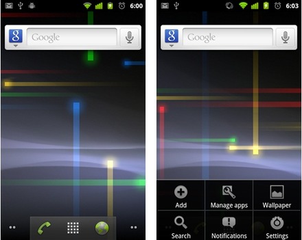 Android OS2.3のUI