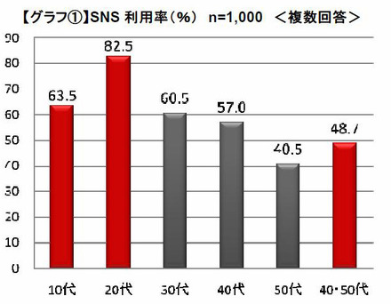 SNS利用率