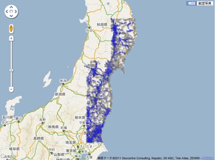 自動車・通行実績情報マップ