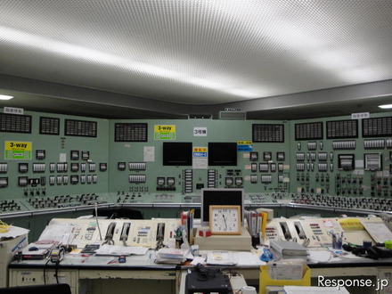 福島第一原発3号機中央制御室 提供＝東京電力