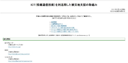 企業による支援サービスのまとめページ