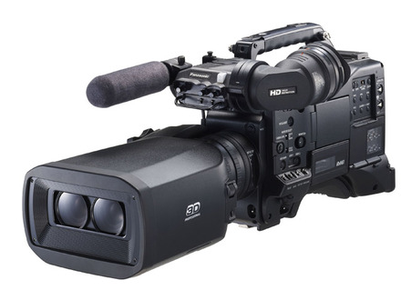 業務用一体型二眼式3Dカメラレコーダー「AG-3DP1」