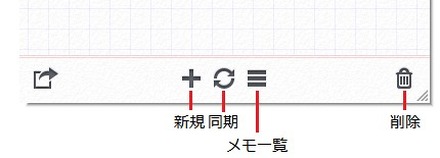 同期ボタンで同期が可能