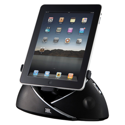 iPad/iPad 2（縦置き）にも対応する「JBL ONBEAT」