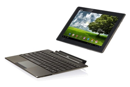 タブレットPCとキーボードドッグが分離する「Eee Pad Transformer TF 101」