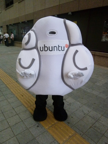 クッションにすれば人気が出そうなubuntuさん