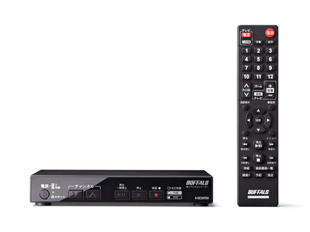 「DVR-1C/500G」（500GB）の本体とリモコン