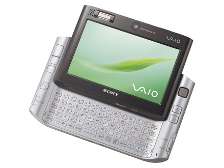 ソニー、520gで文庫本サイズのXP搭載超小型PC「VAIO type U」を発表 ...