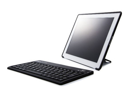iPad 2をノートPCのように利用するイメージ(iPad 2は別売り)