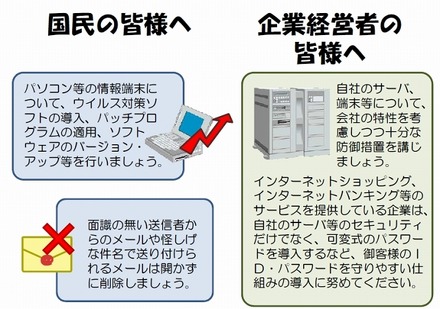 「サイバー犯罪等に関する注意喚起について」より