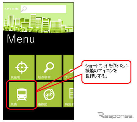 Windows Phone向け NAVITIME for au