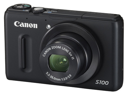 「PowerShot S100」ブラック