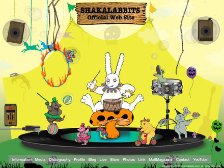 SHAKALABBITSオフィシャルホームページ
