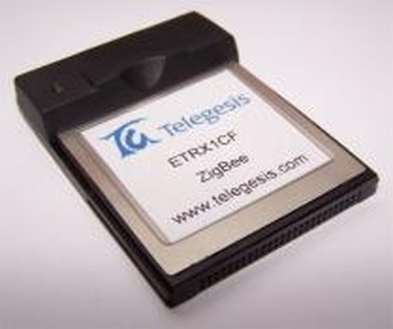 　アーガイルホームテックは22日、「ZigBee」に準拠した米Telegesis社製の「CFカード型ZigBeeモジュール」を発表した。これにより、PDAやノートPCがZigBeeのネットワークに接続できるようになる。