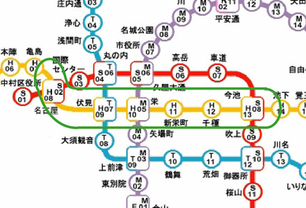 3月より、東山線の名古屋～今池駅間で提供を開始