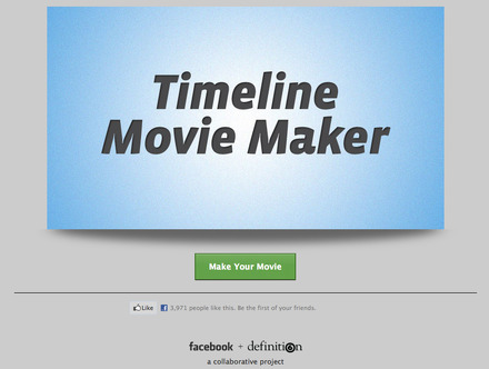 Facebook Timeline Movie Maker