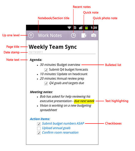 メモアプリ「OneNote」のAndroid版、マイクロソフトがリリース 