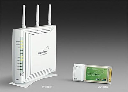 NECアクセステクニカ、Draft IEEE 802.11nに対応した最大130Mbpsのルータを発売 | RBB TODAY