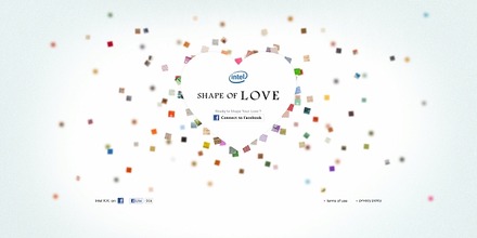 ソーシャルメディア・プロジェクト「SHAPE OF LOVE」トップ画像
