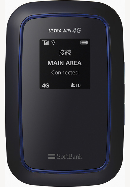 「SoftBank 4G」対応端末「ULTRA WiFi 4G SoftBank 101SI」