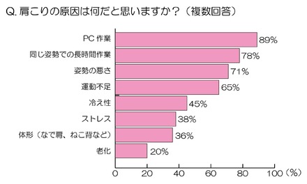 肩こりの原因は何だと思いますか？