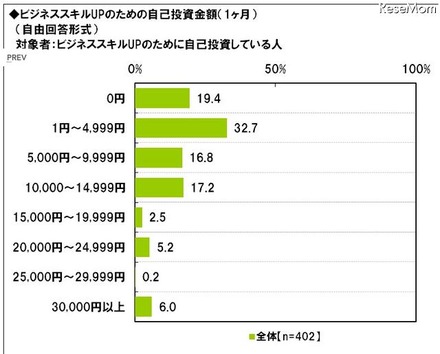 自己投資金額