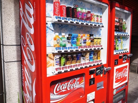 コカ・コーラ社製の自販機