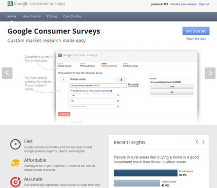 Google Consumer Survey