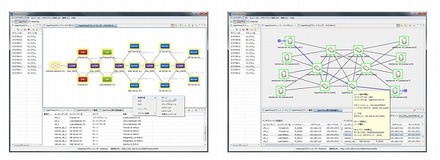 Hinemos仮想ネットワーク管理オプションの操作画面