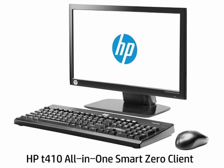 「HP t410 All-in-One Smart Zero Client」