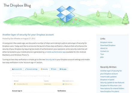 Dropboxの公式ブログ