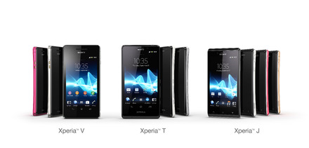 3機種のXperia