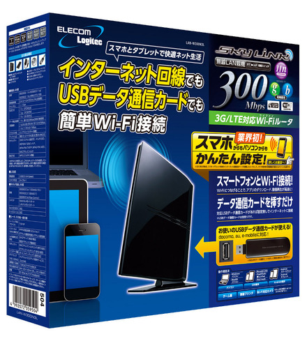 「LAN-W300N3L」のパッケージ画像