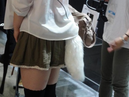 【TGS 2012】脳派を感知してクルクル動くネコミミの次はシッポ！プルプル動く姿に思わず萌え