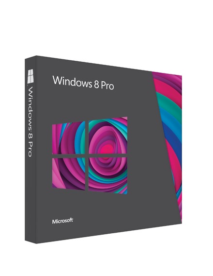予約が開始されたWindows 8 Proアップグレード版のパッケージ。価格は5,800円（参考価格）