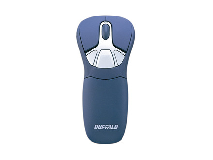 　バッファローは7日、ジャイロセンサーを搭載し、空中での操作できるマウス「BOMU-W24A02/BL」を発表した。発売は3月下旬で、価格は20,769円。