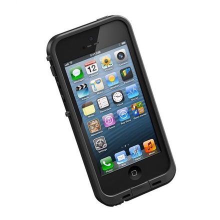 防水、防塵はIP-68クリア、耐衝撃性MIL STD 810F-516対応の「LifeProof fre iPhone 5 Case」