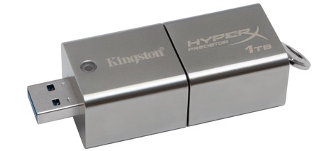 容量1TBのUSB 3.0メモリ「DataTraveler HyperX Predator 3.0」